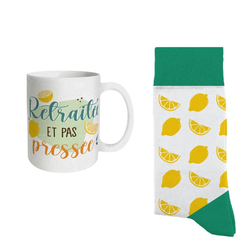 MUG + CHAUSSETTES RETRAITE