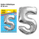 BALLON METALLIQUE CHIFFRE 5