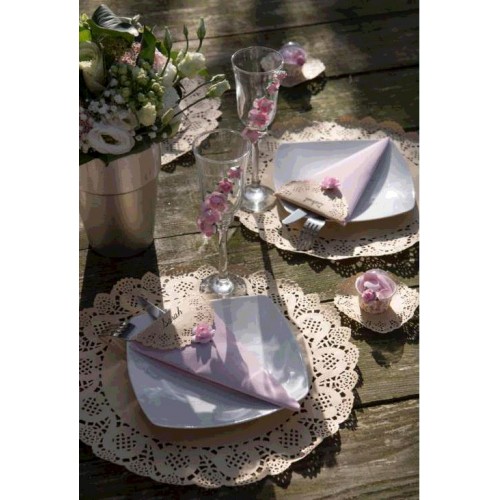 SET TABLE DENTELLE KRAFT