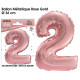 BALLON METAL R.GOLD CHIFFRE 2