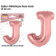BALLON METAL.R.GOLD LETTRE J