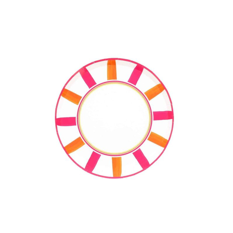 8 ASSIETTES PM PINK LEMONADE