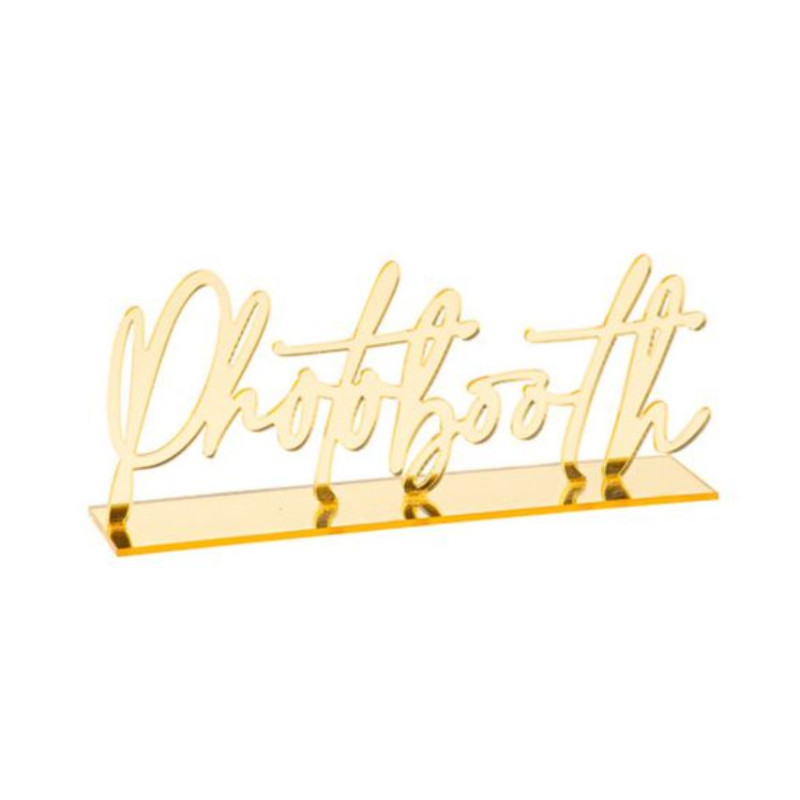 DECO PHOTOBOOTH PLEXI OR