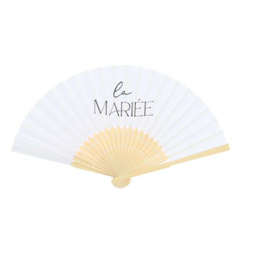 EVENTAIL LA MARIEE BOIS/PAPIER