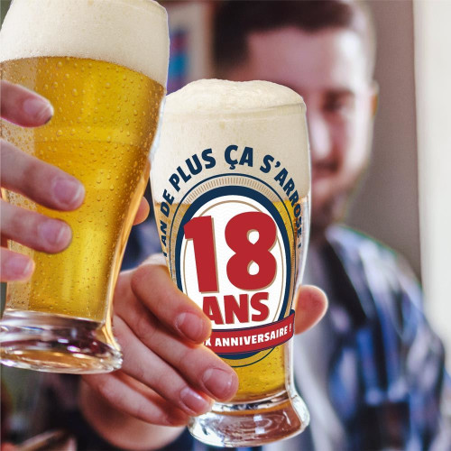 VERRE A BIERE 18 ANS