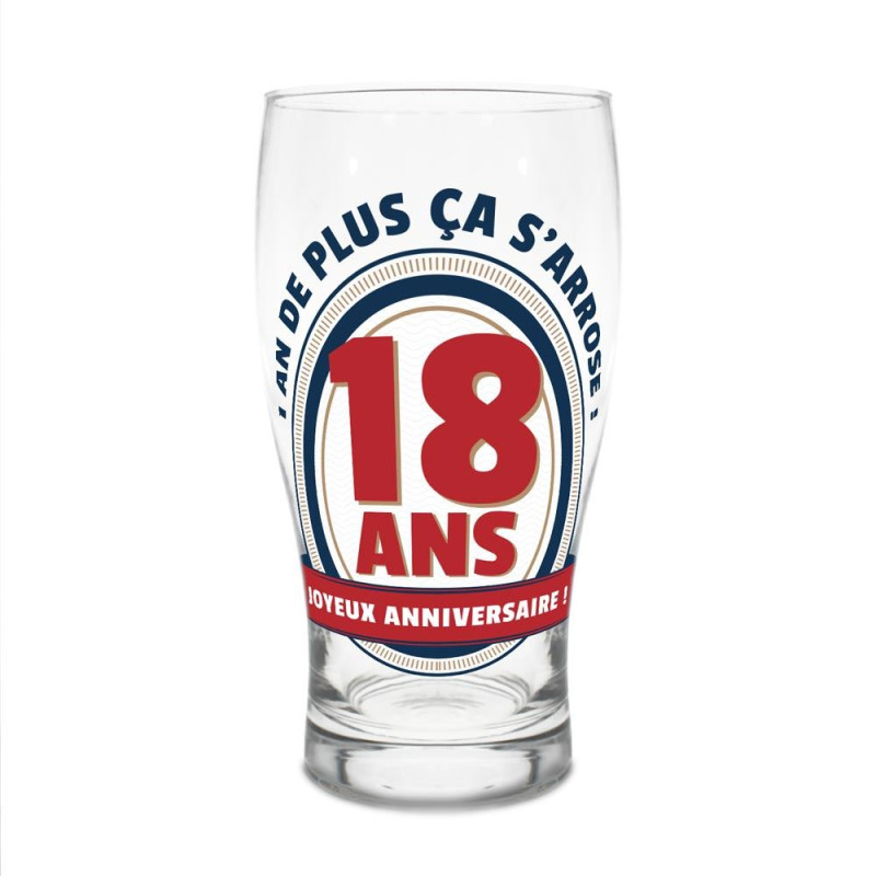 VERRE A BIERE 18 ANS