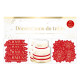 TRIO DECO TABLE PARTY ROUGE