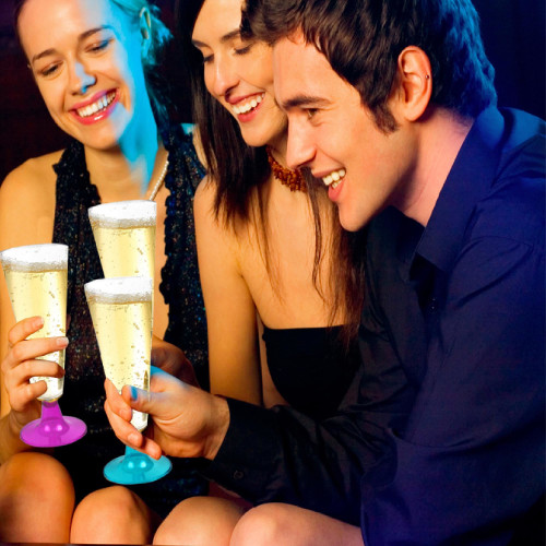 PACK DE 6 FLUTES PLASTIQUE
