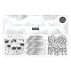 TRIO DECO DE TABLE PARTY ARGENT