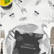 TRIO DECO DE TABLE PARTY ARGENT
