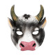 DEMI MASQUE MOUSSE VACHE