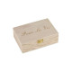 LIVRE D'OR BOITE BOIS 15X10CM