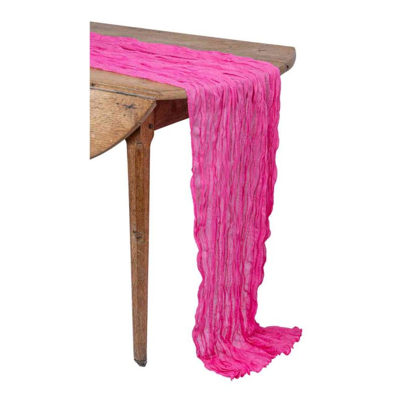 CH. DE TABLE CHEESECLOTH FRAMBOISE