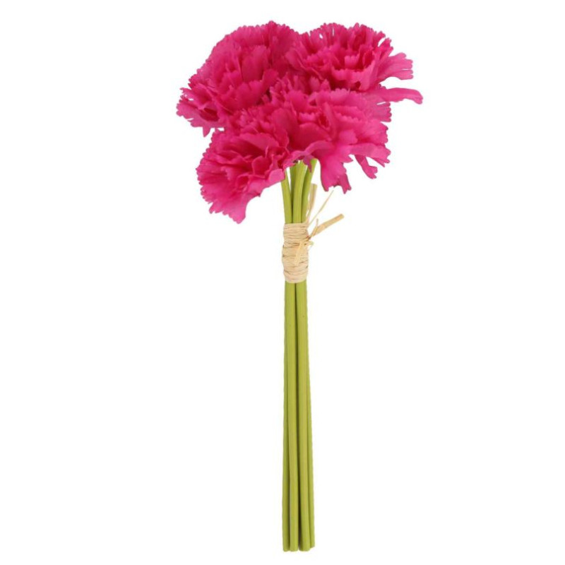 BOUQUET 6 OEILLETS FRAMBOISE