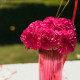 BOUQUET 6 OEILLETS FRAMBOISE