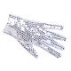 GANTS COURT SEQUIN ARGENT