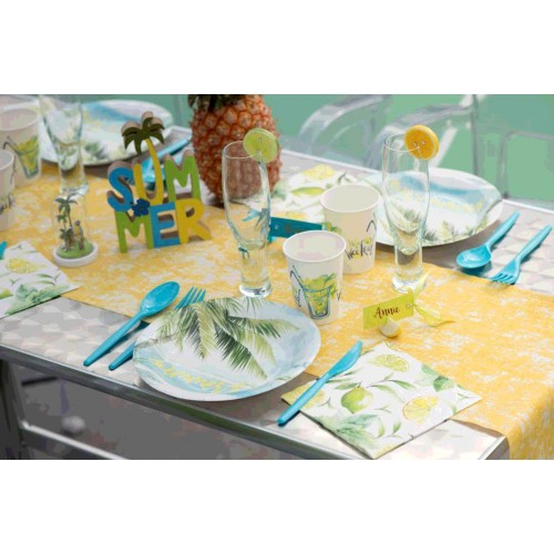 10 ASSIETTES SUMMER TIME