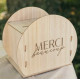 URNE RONDE "MERCI BEAUCOUP"