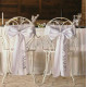2 NOEUDS DE CHAISES "LA MARIEE ET LE MARIE"