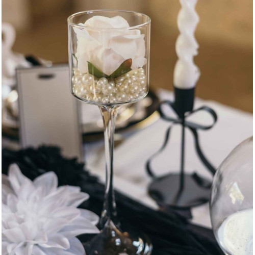 PHOTOPHORE HARMONIE VERRE TRANSPARENT