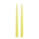 2 BOUGIES FLAMBEAU JAUNE FLUO