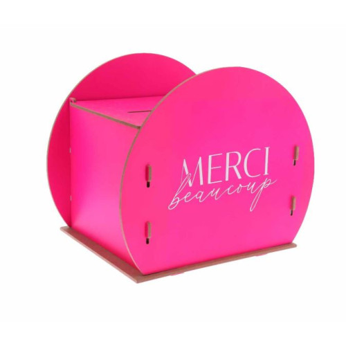 URNE RONDE "MERCI BEAUCOUP"