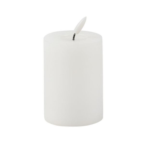 BOUGIE LED CYLIND. BLANC