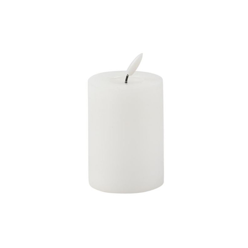 BOUGIE LED CYLIND. BLANC