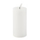 BOUGIE LED CYLIND. BLANC