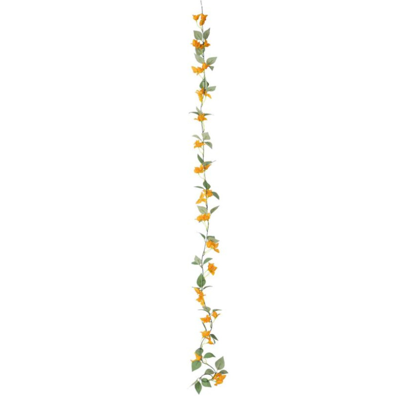 GUIRLANDE DE BOUGAINVILLIER ORANGE