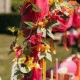 GUIRLANDE DE BOUGAINVILLIER FRAMBOISE
