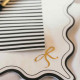 16 SERVIETTES BLACK & WHITE