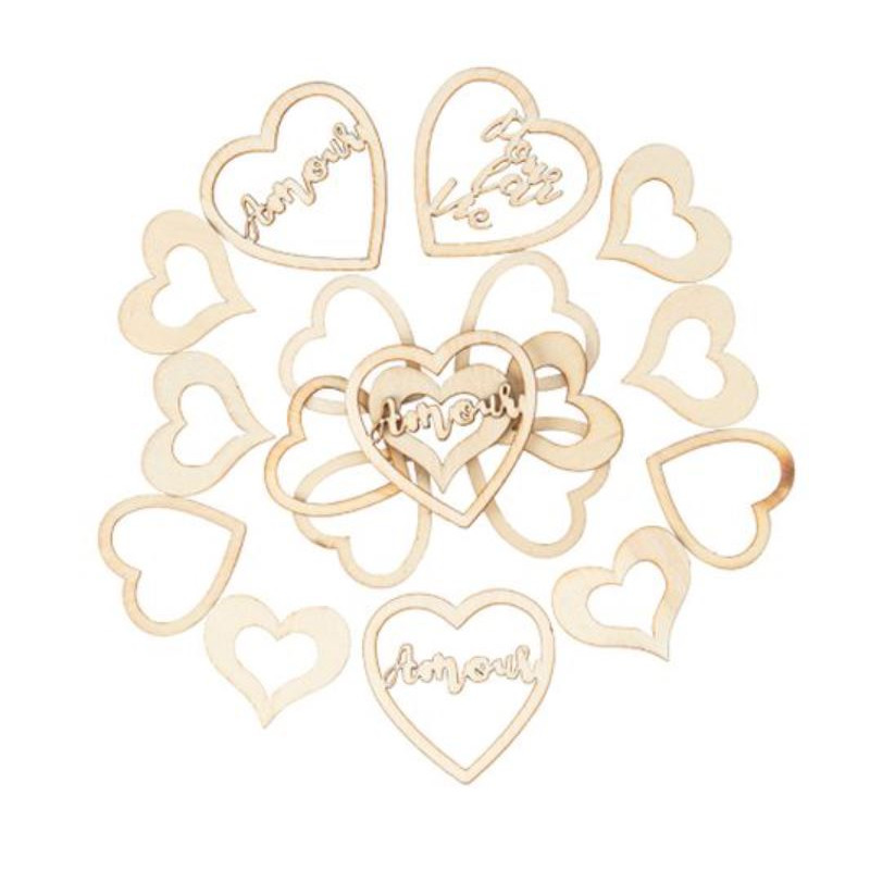 48 CONFETTIS "AMOUR", "POUR LA VIE"