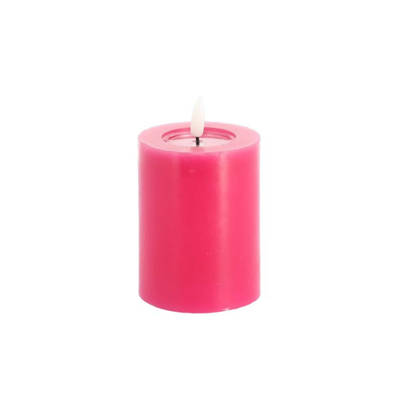 BOUGIE LED CYLIND. FRAMBOISE