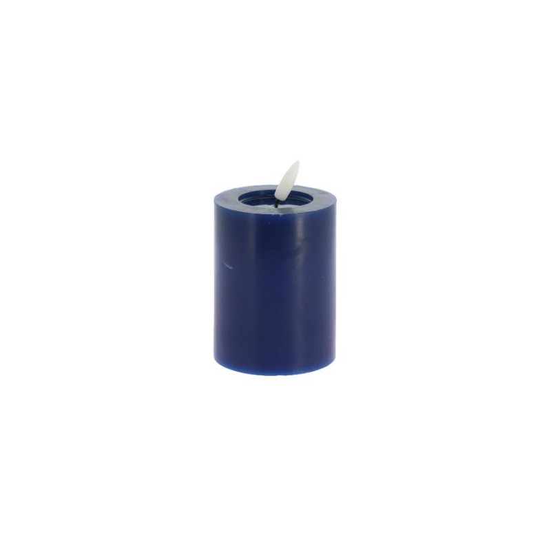 BOUGIE LED CYLIND. INDIGO