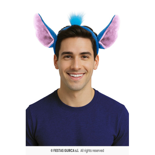 DIADÈME ALIEN BLEU