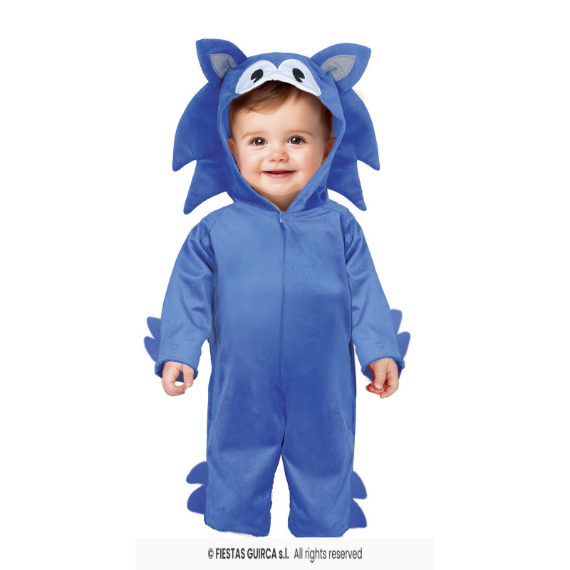 COMBINAISON HERISSON BLEU 18/24 MOIS