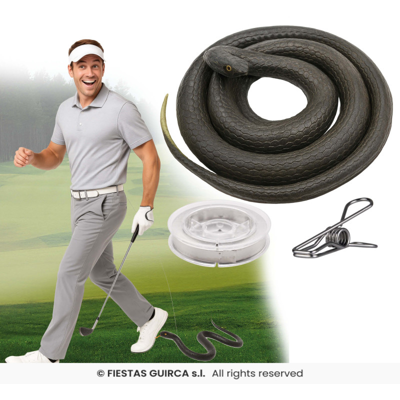 SERPENT DE 80 CM FIL NYLON