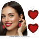 BOUCLES D'OREILLES COEURS