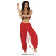 PANTALON DE DANSE ORIENTALE ROUGE