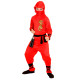 COSTUME NINJA ROUGE 5-7ANS