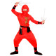 COSTUME NINJA ROUGE 8-10 ANS