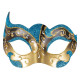 LOUP VENITIEN BLEU/OR
