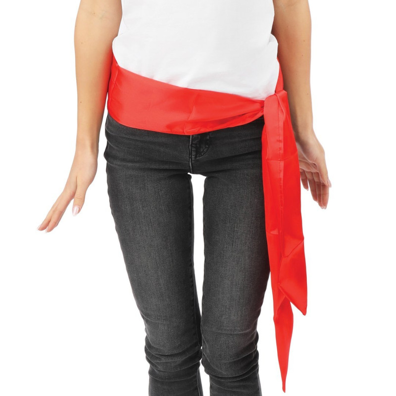 CEINTURE TISSU ROUGE