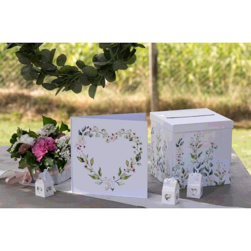 TIRELIRE MARIAGE VEGETAL VERT