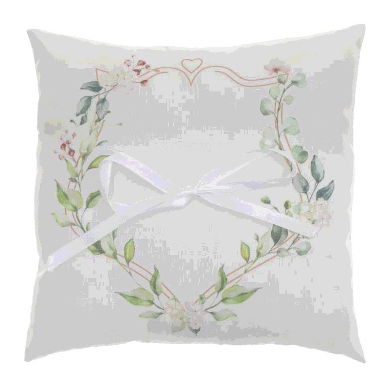 COUSSIN MARIAGE VEGETAL VERT