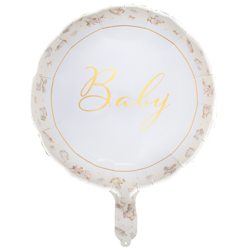 BALLON ALU LITTLE TEDDY IVOIRE