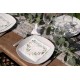 20 SERVIETTES MARIAGE VEGETAL