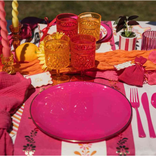 6 ASSIETTES ÉLÉGANCE - RÉUTILISABLE