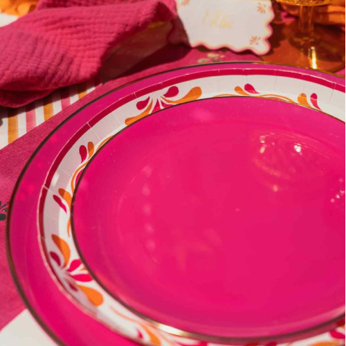 6 PETITES ASSIETTES ÉLÉGANCE - REUTILISABLE